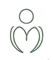 Icona Umanità del logo ProCare: persona con cuore
